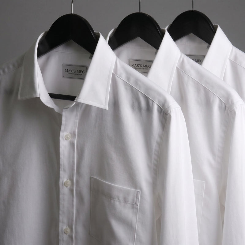 White Poplin Weave Shirts