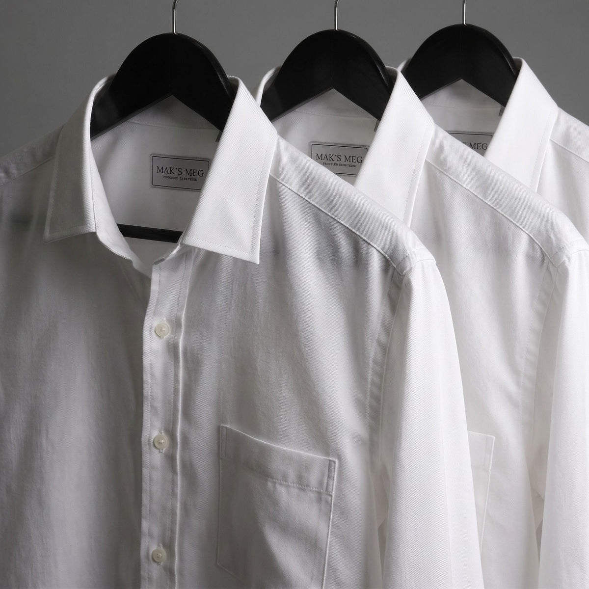 White Twill Weave Shirts