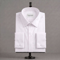 Poplin French Cuff White Shirt