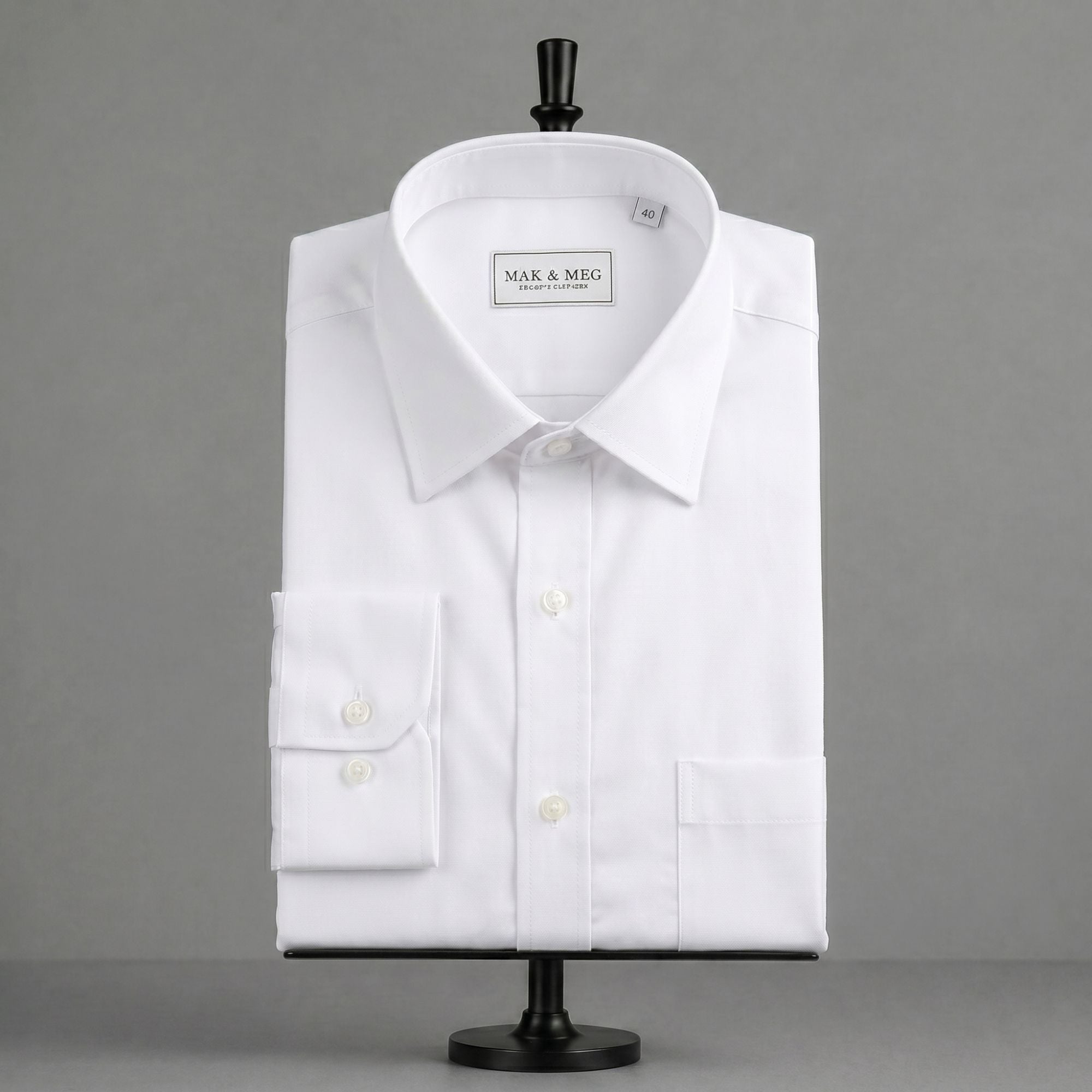 Pure Cotton Poplin White Shirt