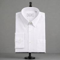 Royal Oxford Weave White Shirt
