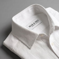 Twill Weave White Shirt